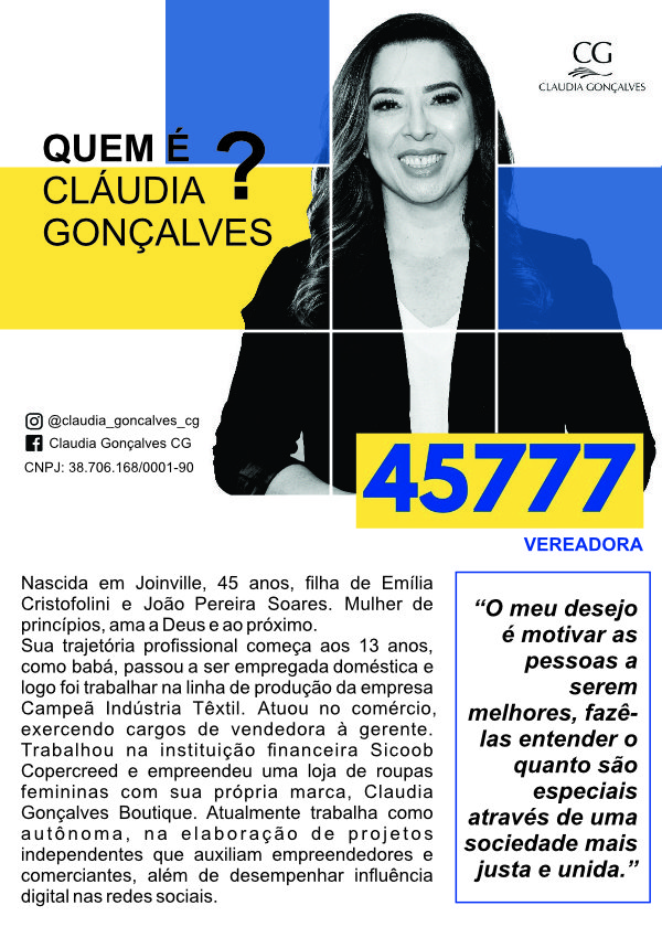 Claudia Gonçalves Vereadora